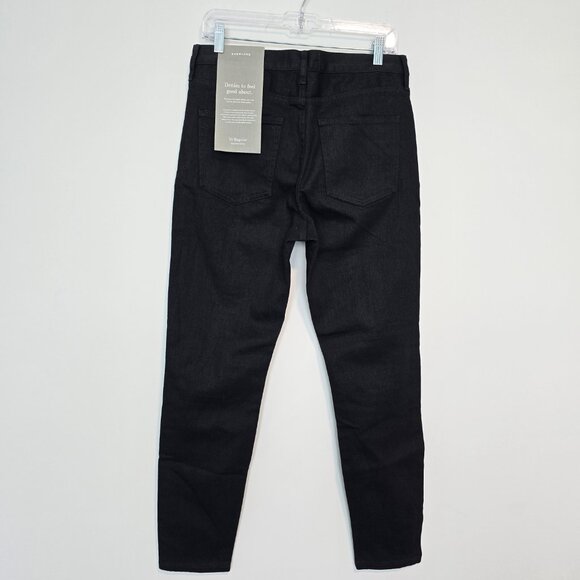 NWT Everlane Black High Waisted Jeans Skinny Size 30 Y2K Minimalist - Picture 2 of 8